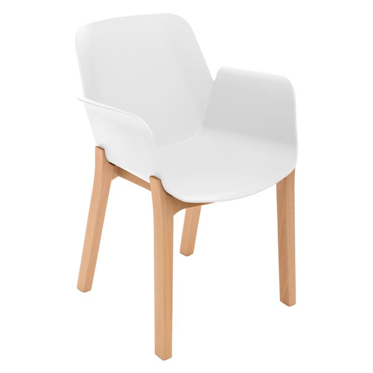 FAUTEUIL PIED BOIS BLANC ALBY