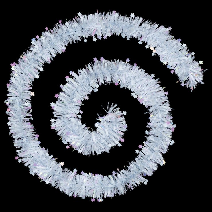 GUIRLANDE DE NOEL ETOILE LASER 100X6X2M BLANC