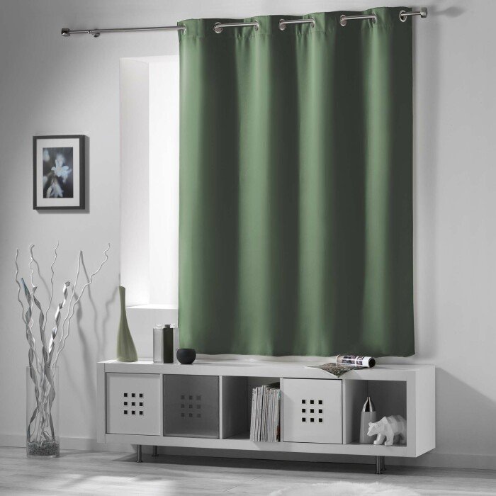 RIDEAU A OEILLETS 135X180CM OCCULT UNI OCCULT KAKI