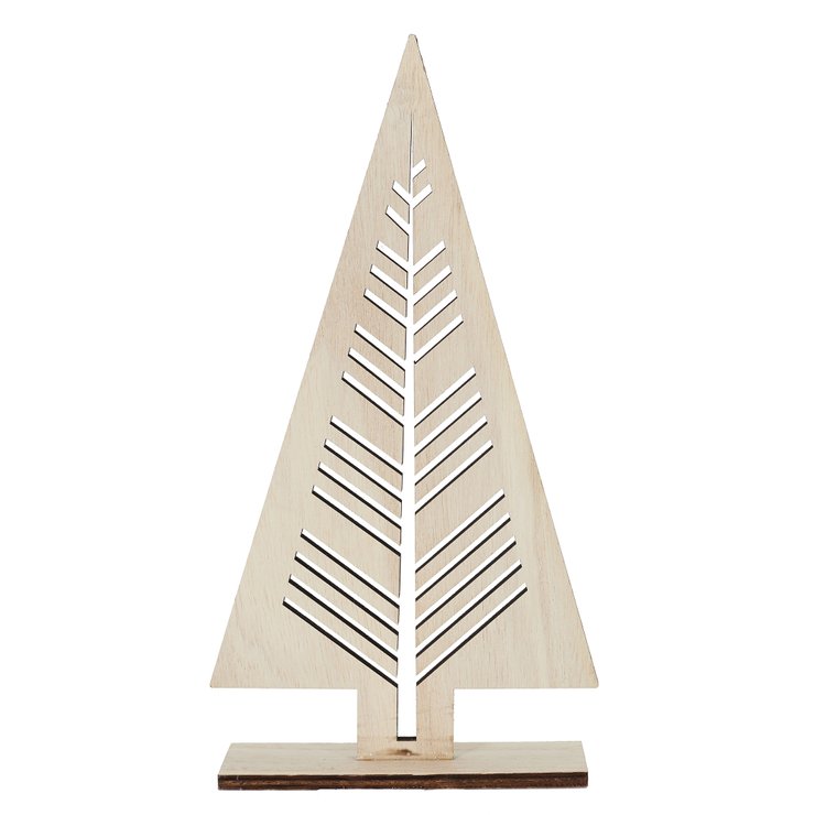 ARBRE DE NOEL AJOURE A POSER H30CM