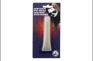 TUBE DE CREME BLANCHE EFFET CRAQUELE 28ML  9X19 CM