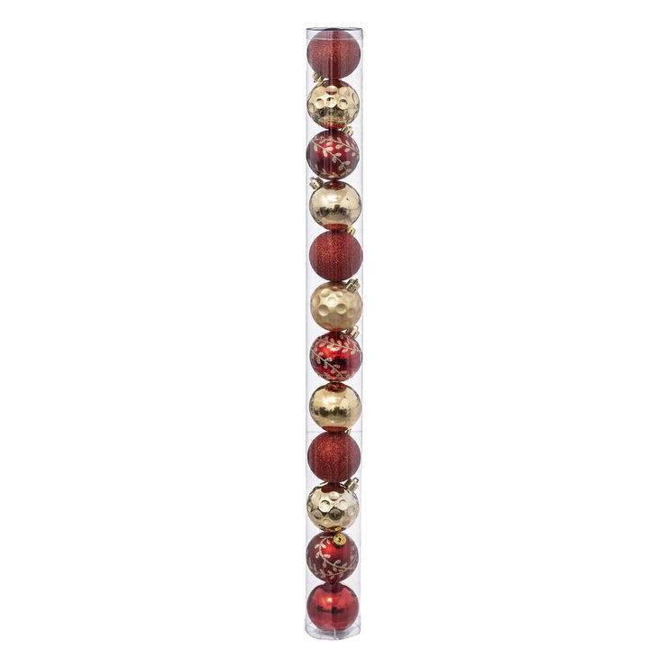 BOULE DE NOEL 6CM X12PCS