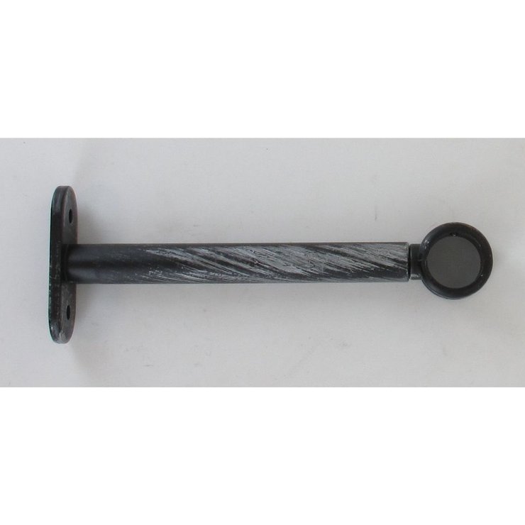SUPPORT SIMPLE D20 150 MM X2 NOIR ARGENT