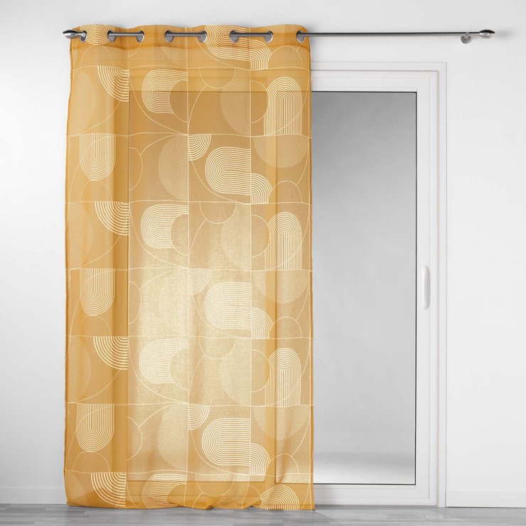 PANNEAU OEILLETS 140X240CM ESQUISSE CAMEL