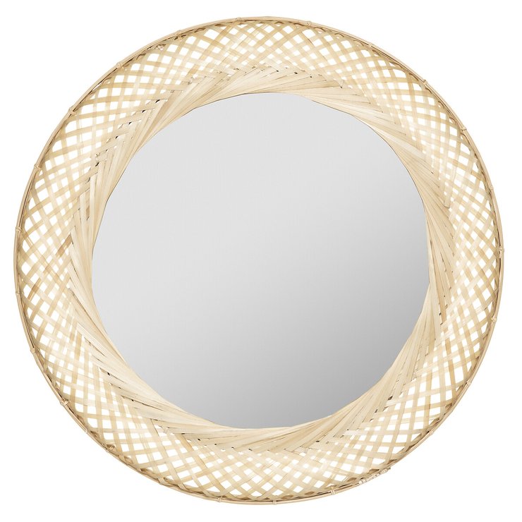 MIROIR BAMBOU LIBY D.70CM
