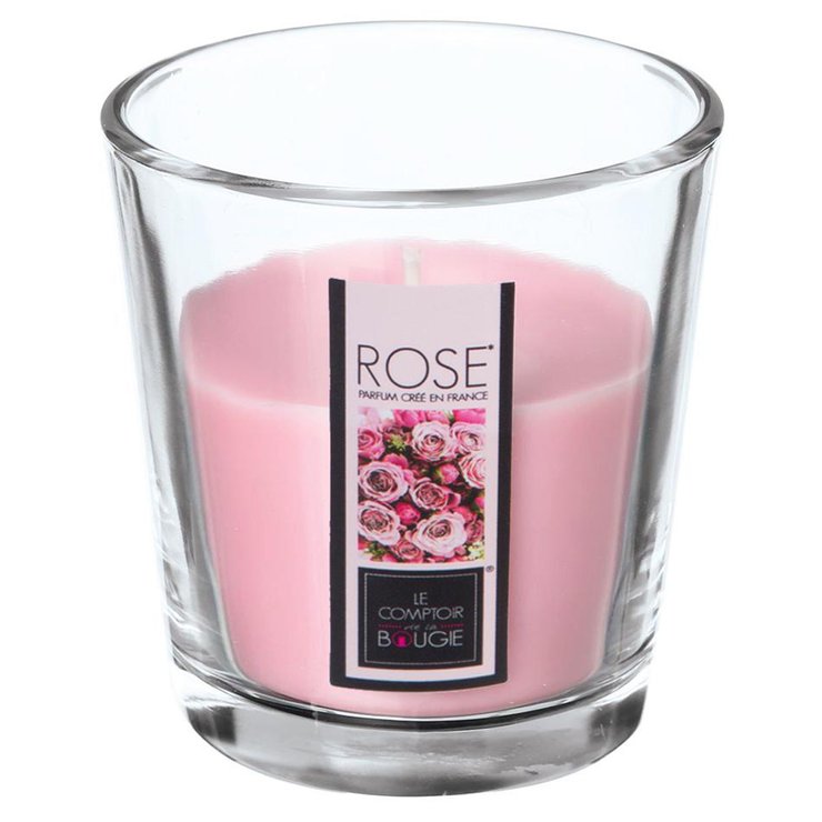 BOUGIE PARFUMEE VERRE NINA ROSE 90G