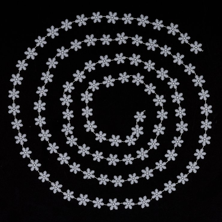 GUIRLANDE DE NOEL FLOCONS 2.70M