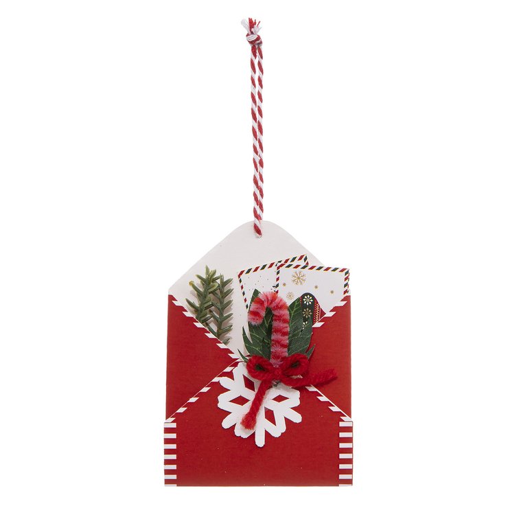 SUSPENSION LETTRE PAPIER ROUGE