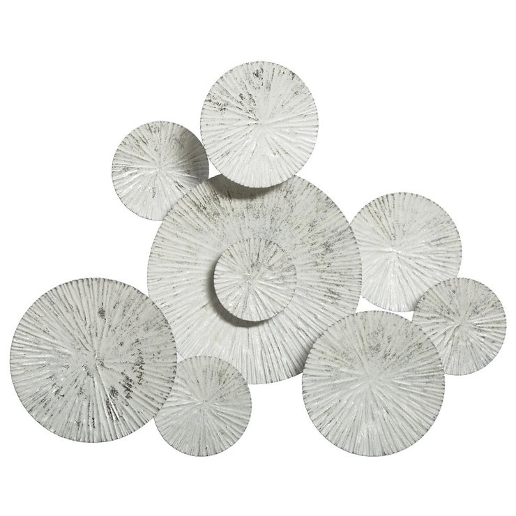DECO MURALE METAL ROND 75X61CM