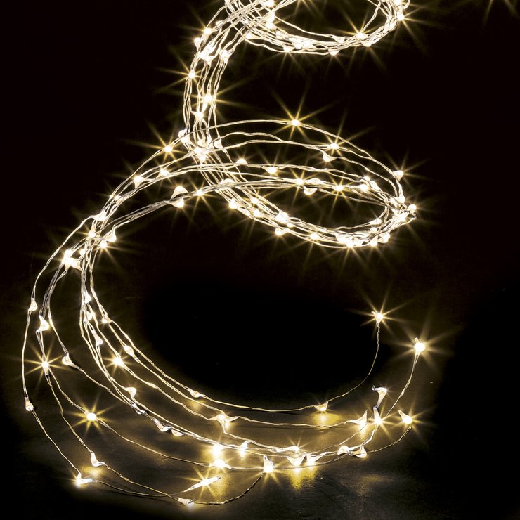 CASCADE EXTERIEUR COPPER LUXE 400 LEDS BLANC CHAUD