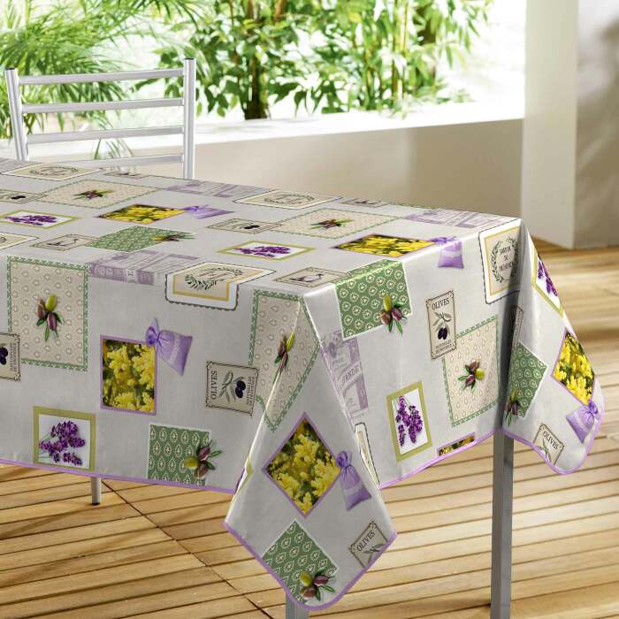 NAPPE RECTANGLE 140X240 CM PVC PHOTOPRINT PROVENCE