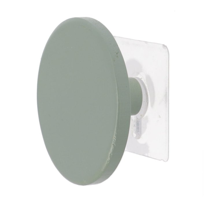 PATERE BAMBOU D.8.5CM PEINT SUR STICKER KAKI