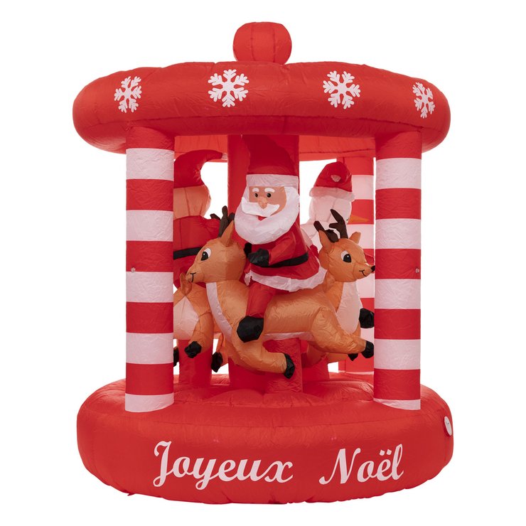 MANEGE GONFLAB 8LEDS MUSICAL H160CM
