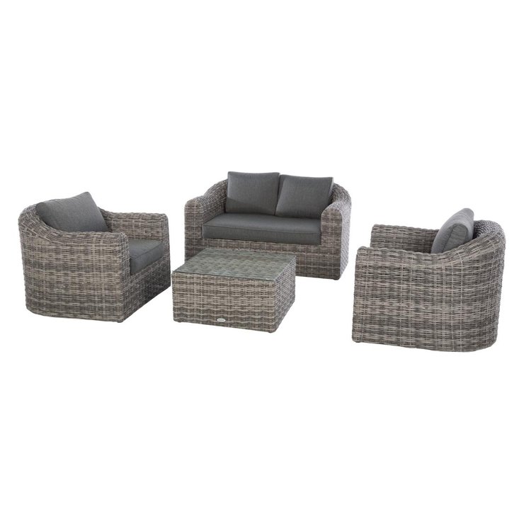 SALON MOOREA TERRE D OMBRE 4 PLACES