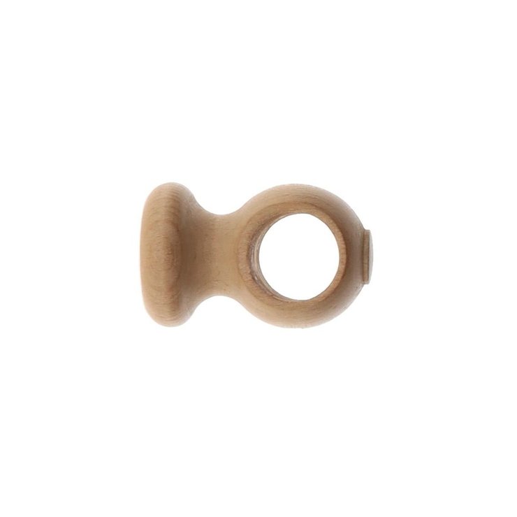 SUPPORT PLAFOND D.28CM NATUREL VERNIS X2PIECES