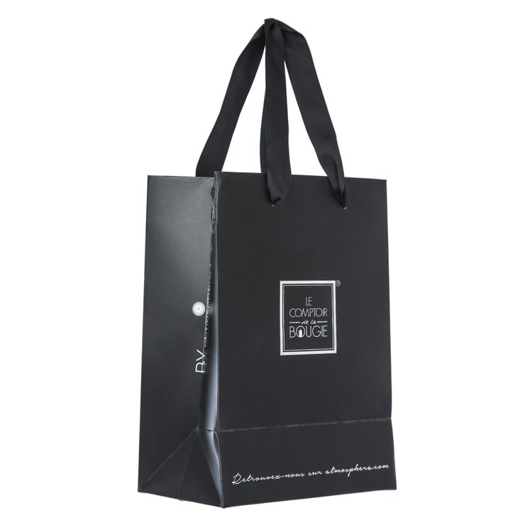 SAC BOUGIE 14X9X20CM NOIR