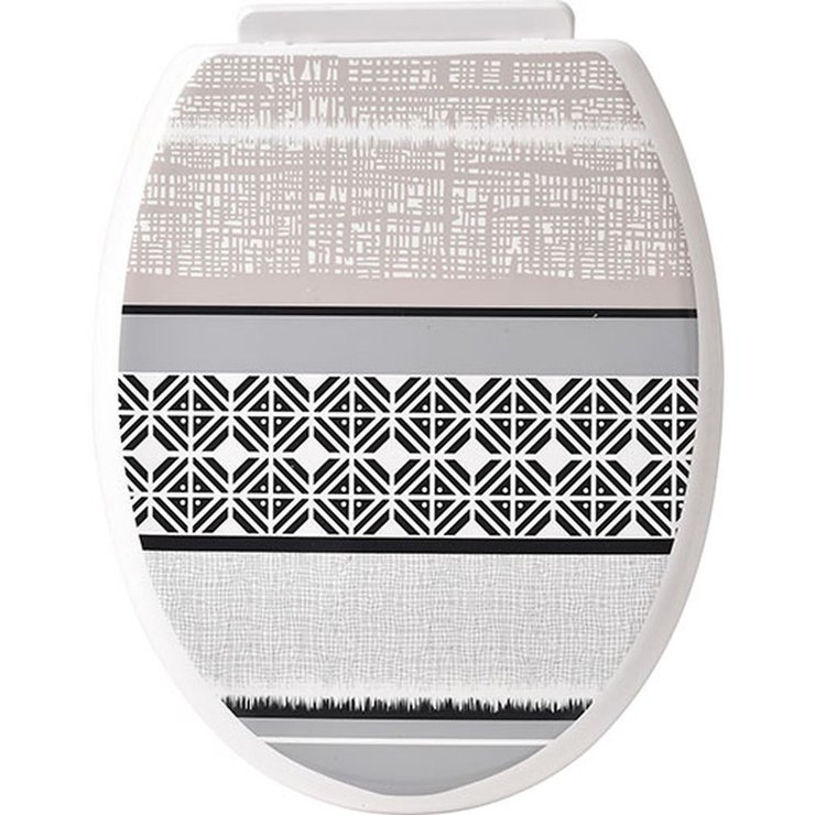 ABATTANT WC 18 POUCES ATTACHES PLASTIQUES EMOTION