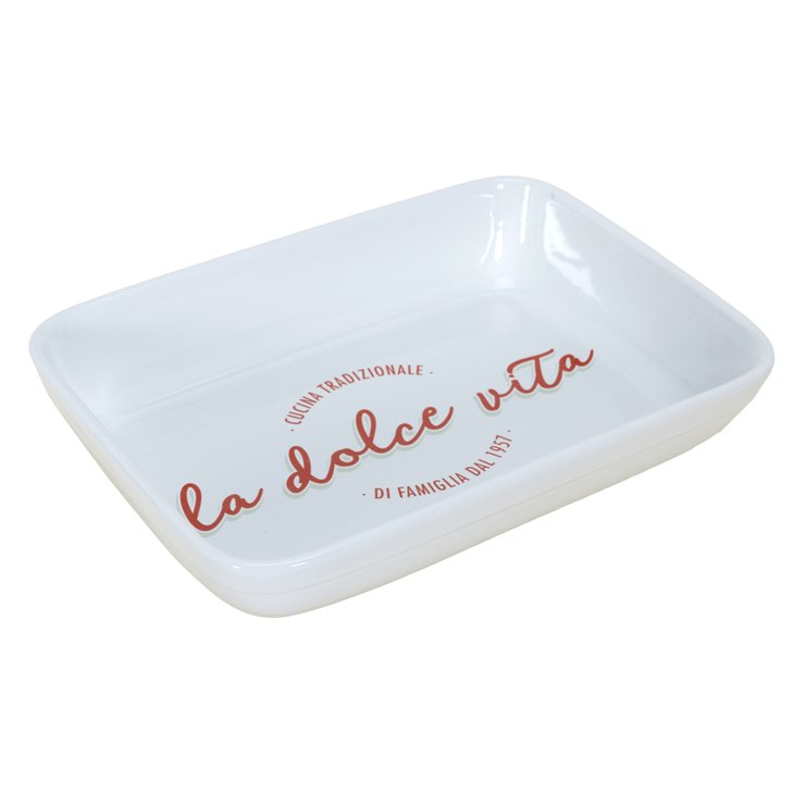 PLAT RECTANGULAIRE FOUR DOLCE VITA 25X35X7.6CM