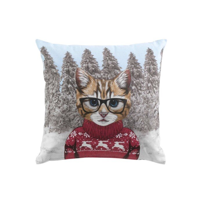 COUSSIN 40 X 40 CM COTON IMPRIME CHAPIN