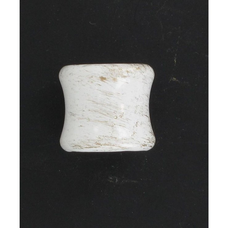 EMBOUT BOUCHON D20 X2 BLANC OR