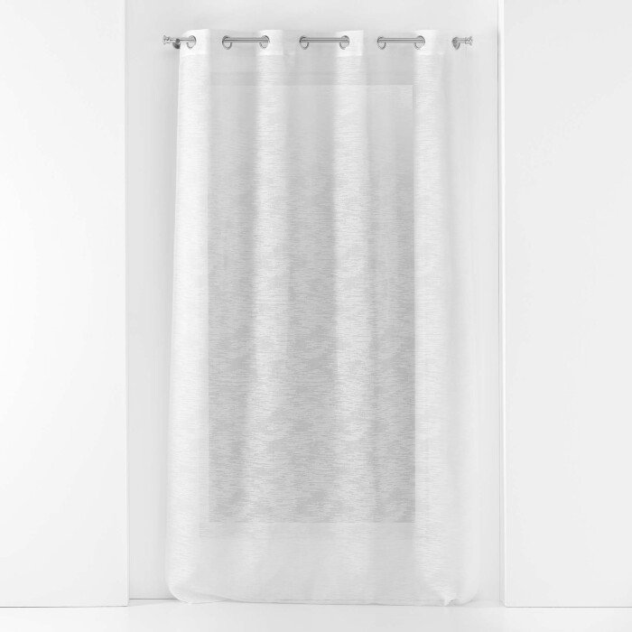 PANNEAU A OEILLETS 140X240CM ZEBRA BLANC