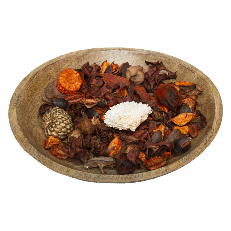 POT POURRI PLATEAU BOIS PAOLA VANILLE 140G