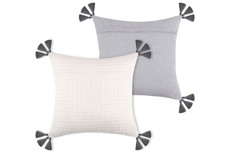 CLEMENCE COUSSIN 40X40 ECRU