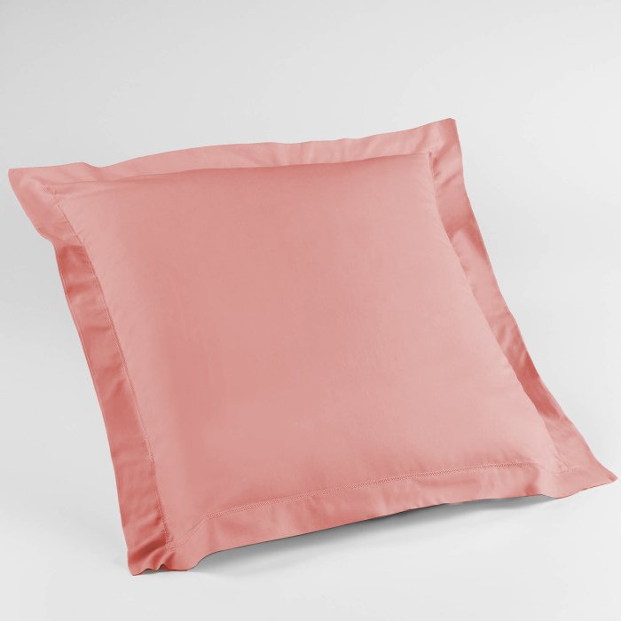 TAIE D OREILLER 63X63CM UNI 57 FILS LINA DRAGEE
