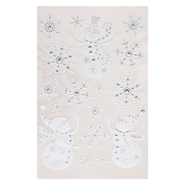 STICKERS STRASS FLOCON 29X41CM