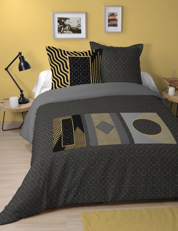 BRISTOL HOUSSE DE COUETTE 240X220CM ET 2 TAIES 63X63CM
