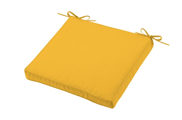 GALETTE 40X40X5CM MOUTARDE