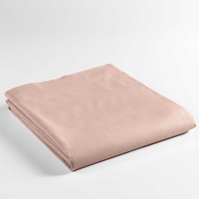 DRAP PLAT 180X290CM UNI 57 FILS LINA ROSE