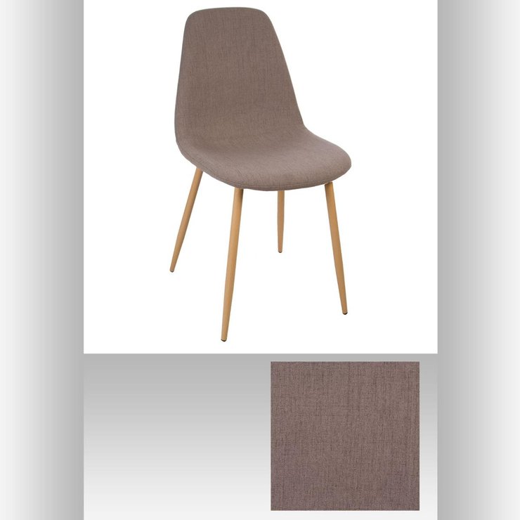 CHAISE IMITATION HETRE ROKA TAUPE