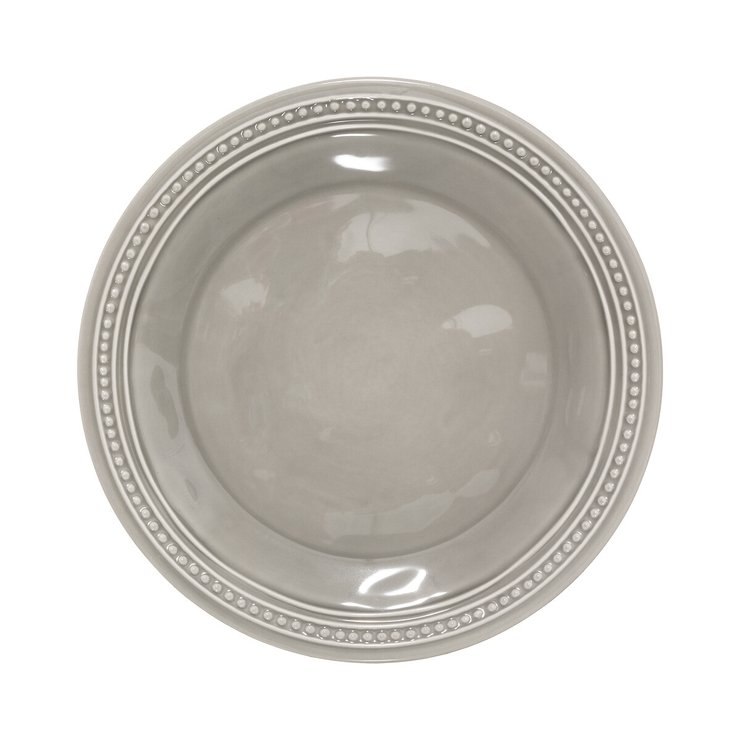 ASSIETTE PLATE CARMEN GRIS 27CM