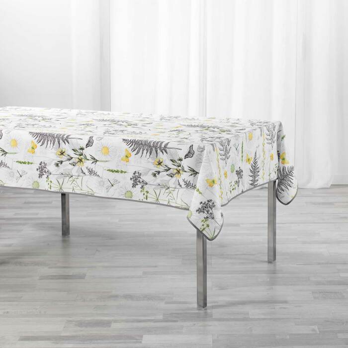 NAPPE RECTANGLE 150X240CM POLYESTER IMP FLORAISON