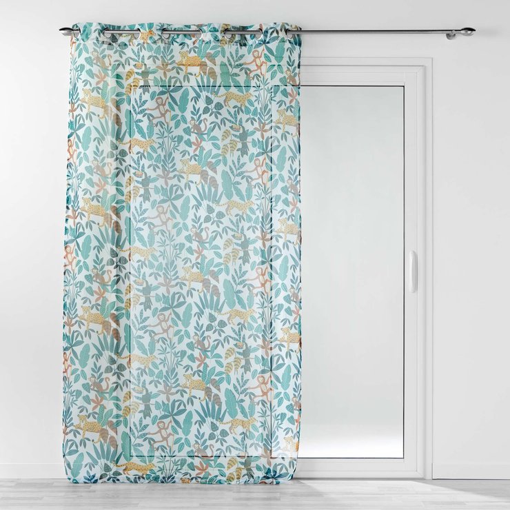 PANNEAU OEILLETS 140X240CM JUNGLE STORY BLANC