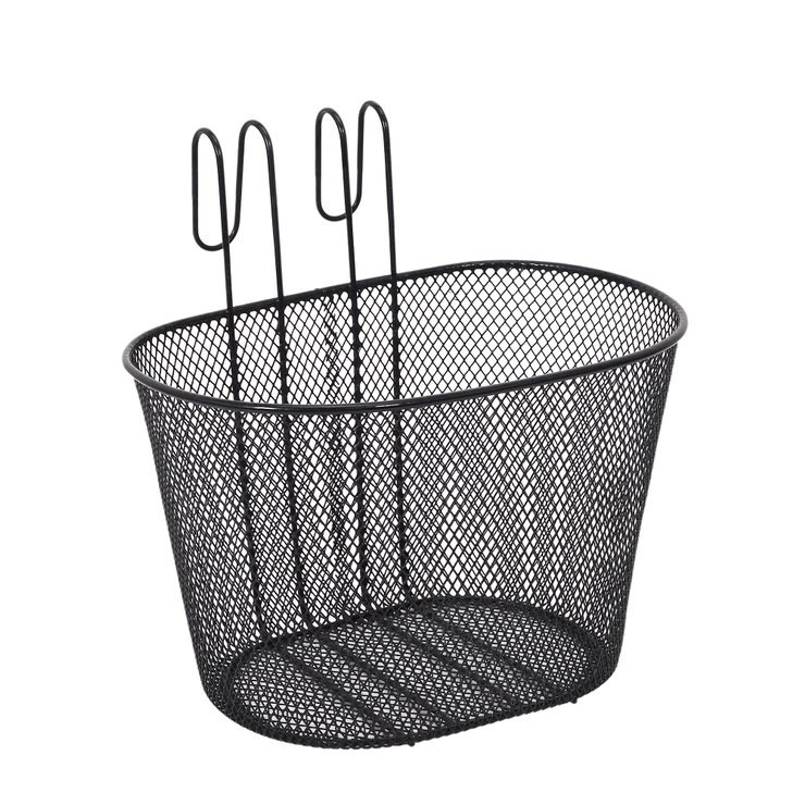 PANIER VELO METAL NOIR 10L