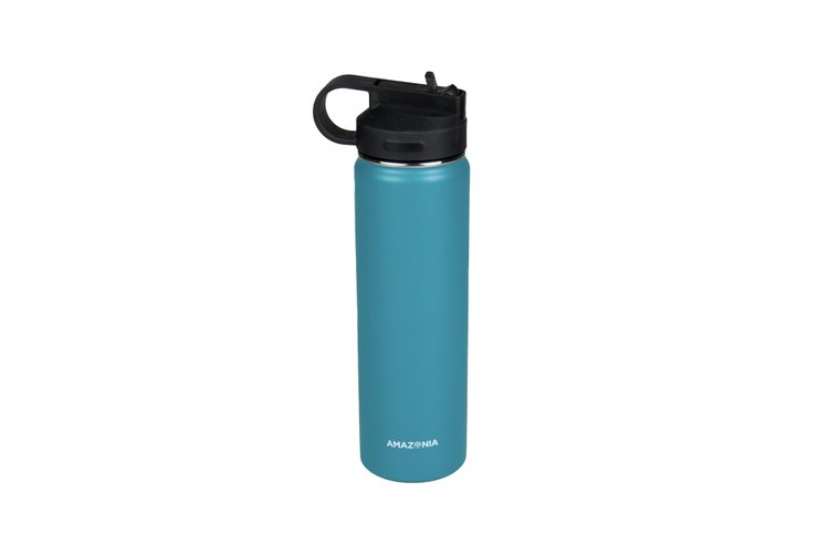 GOURDE ISOTHERME 660ML BOUCHON SPORT BLEU PAON