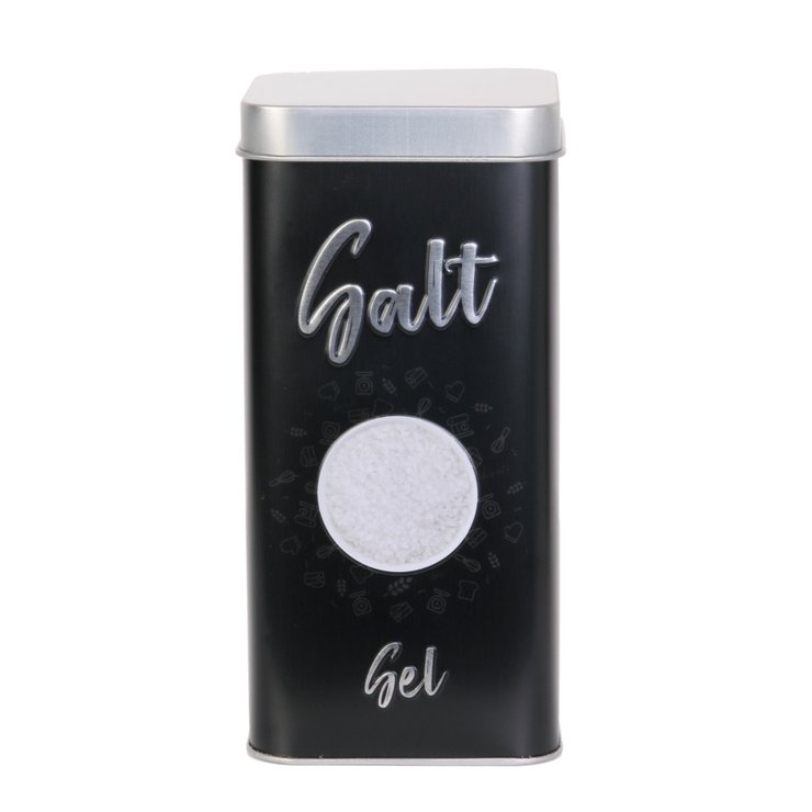 BOITE METAL SEL 8X8X16.5CM