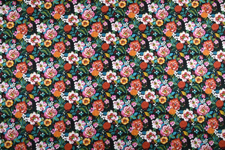 COLETTE CRETONNE 160CM COT MULTICOLORE-6