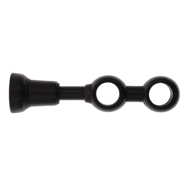 SUPPORT DOUBLE D.28CM NOIR MAT