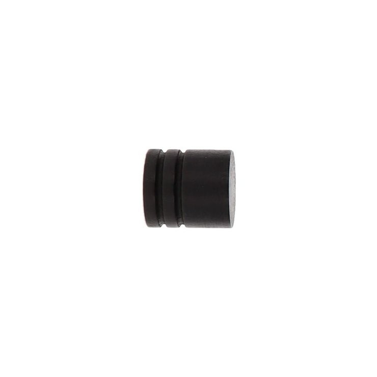 EMBOUT BOUCHON D.28CM NOIR MAT BOIS X2PIECES