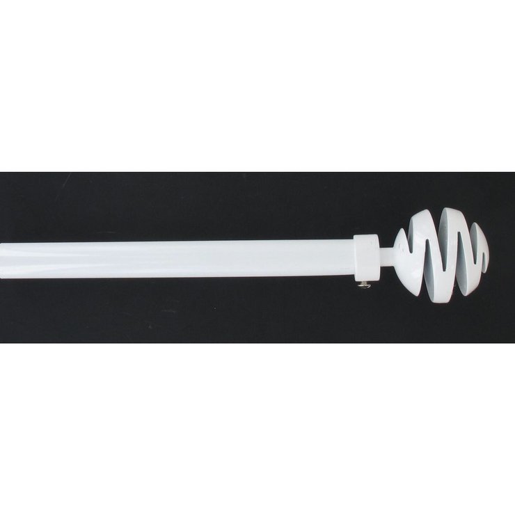 KIT EXT 120 210 CM D19 EMBOUT VILLALOUISE BLANC LAQUE