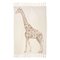 TAPIS GIRAFE FRANGES D.100X150CM