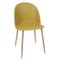 CHAISE SCANDINAVE BERGEN JAUNE MOUTARDE