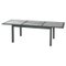 TABLE AZUA EXTENSIBLE VERRE STORM GRAPHITE 10 PLACES