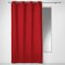 RIDEAU A OEILLETS 140X240CM PANAMA ROUGE