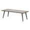 TABLE LAMBADA FIXE CERAMIQUE GRAPHITE 8 PLACES