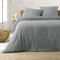PARURE 240 X 220 CM GAZE COTON UNI 57 FILS ANGELIA GRIS