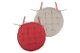 DUO GALETTE RONDE 38CM ROUGE LIN